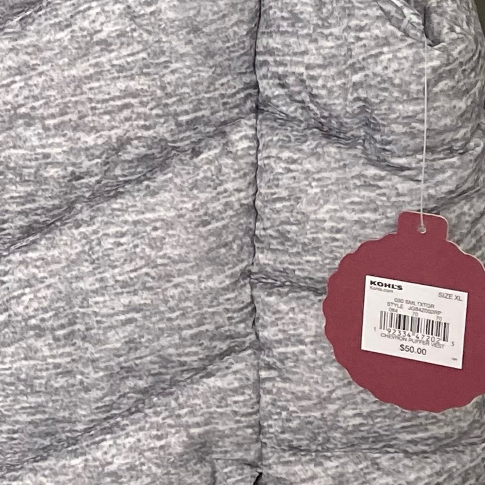 Gray Puffer Vest